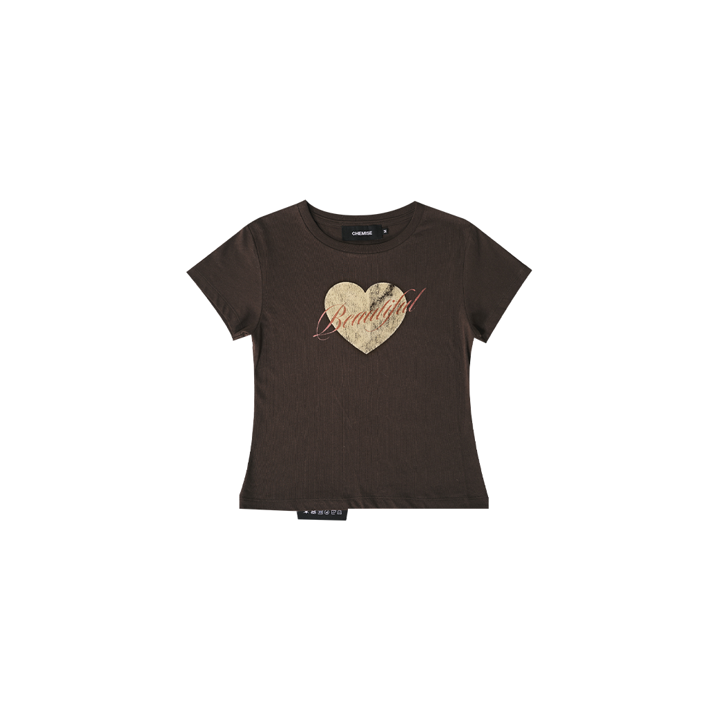 CHEMISE BEAUTIFUL BABY T-SHIRT MOCHA