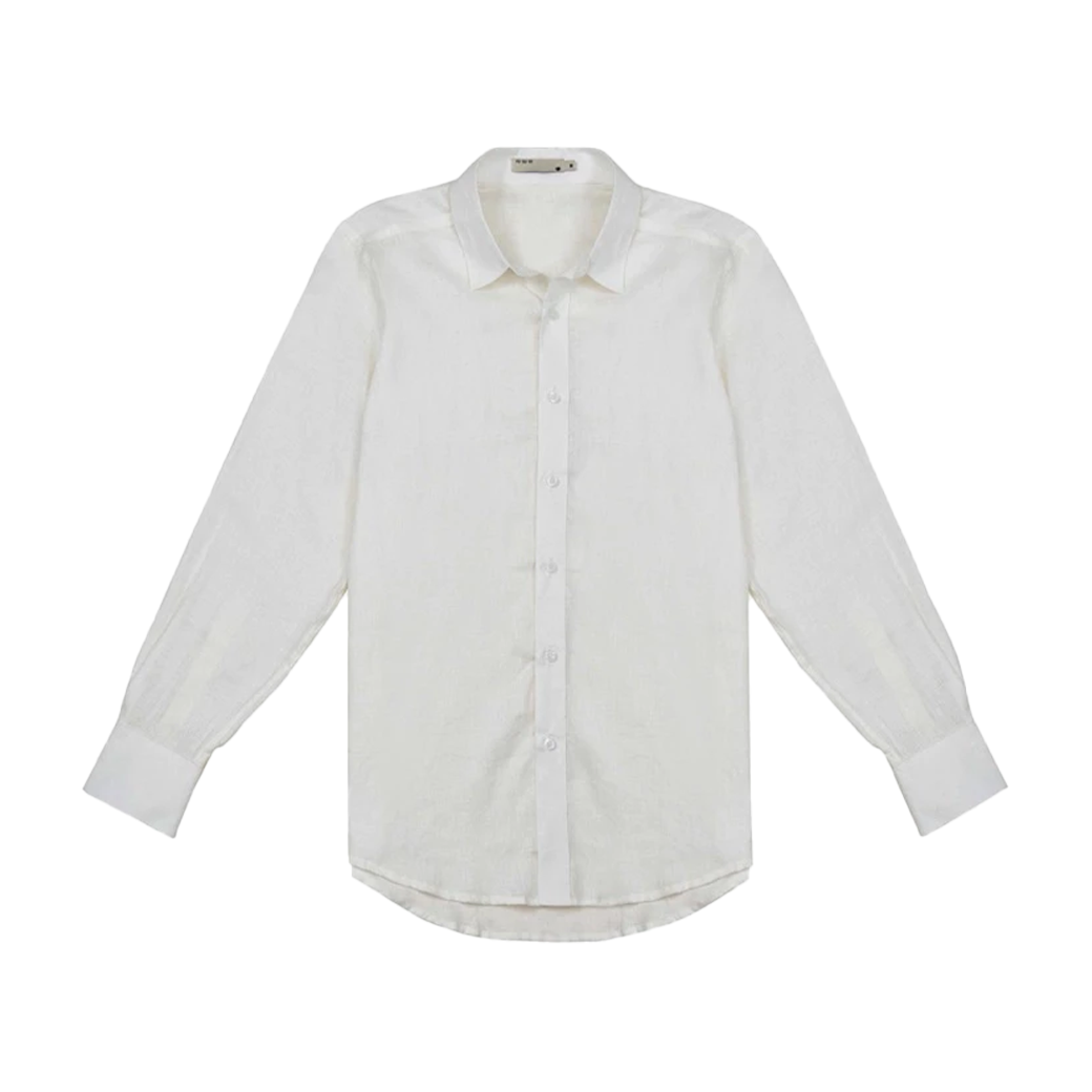 FUXURY ALEX LINEN SHIRT OFF-WHITE
