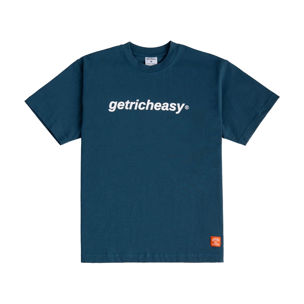 GETRICHEASY ORIGINAL LOGO T-SHIRT NAVY