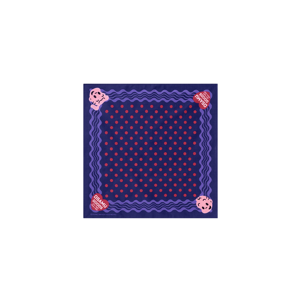 LATE NIGHT DANCE CLUB OSAMU GOODS BANDANA PURPLE