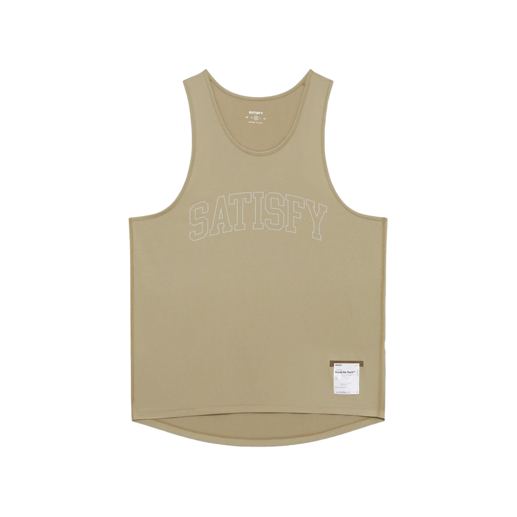 SATISFY AURALITE TECH TANK TOP ARMY GREEN