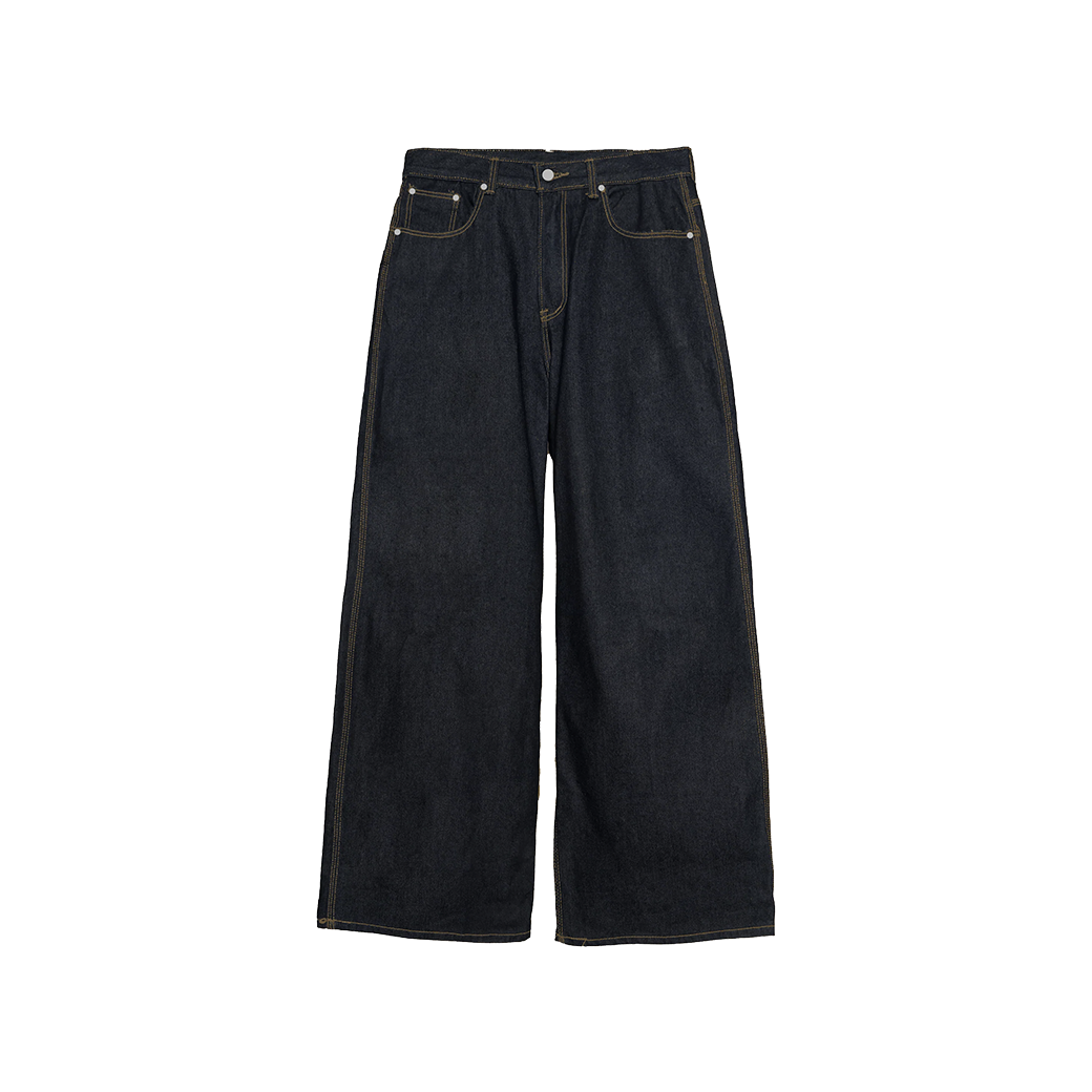 NWL.BKK RAW DENIM BAGGY JEANS BLUE