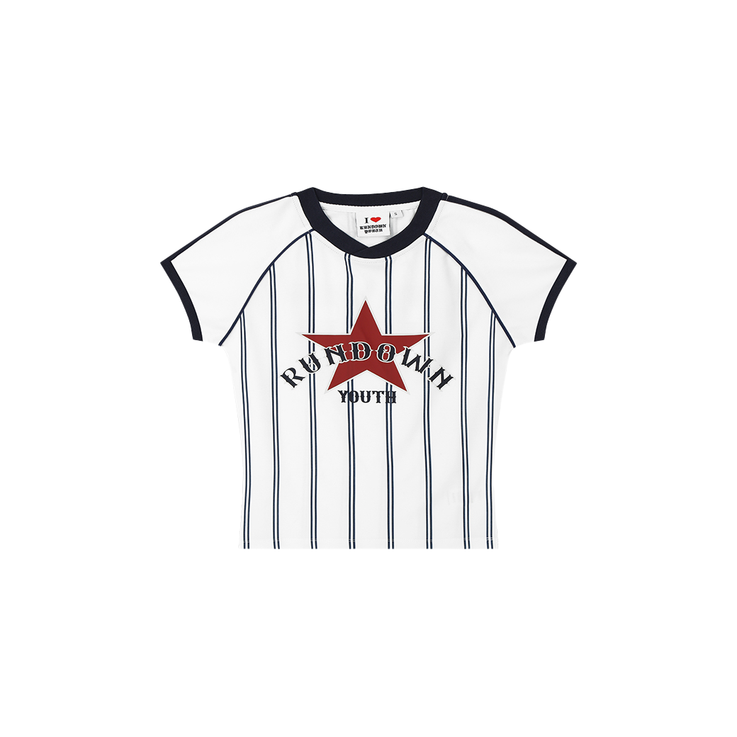 RUNDOWNYOUTH SPORTY GIRL 16 BABY T-SHIRT WHITE