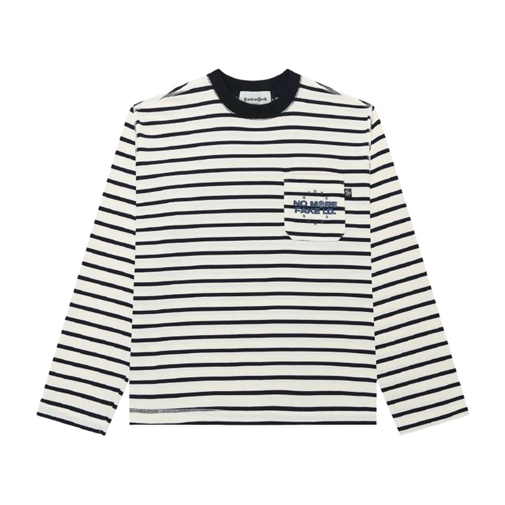 RUNDOWNYOUTH NO MORE LONG SLEEVE T-SHIRT WHITE