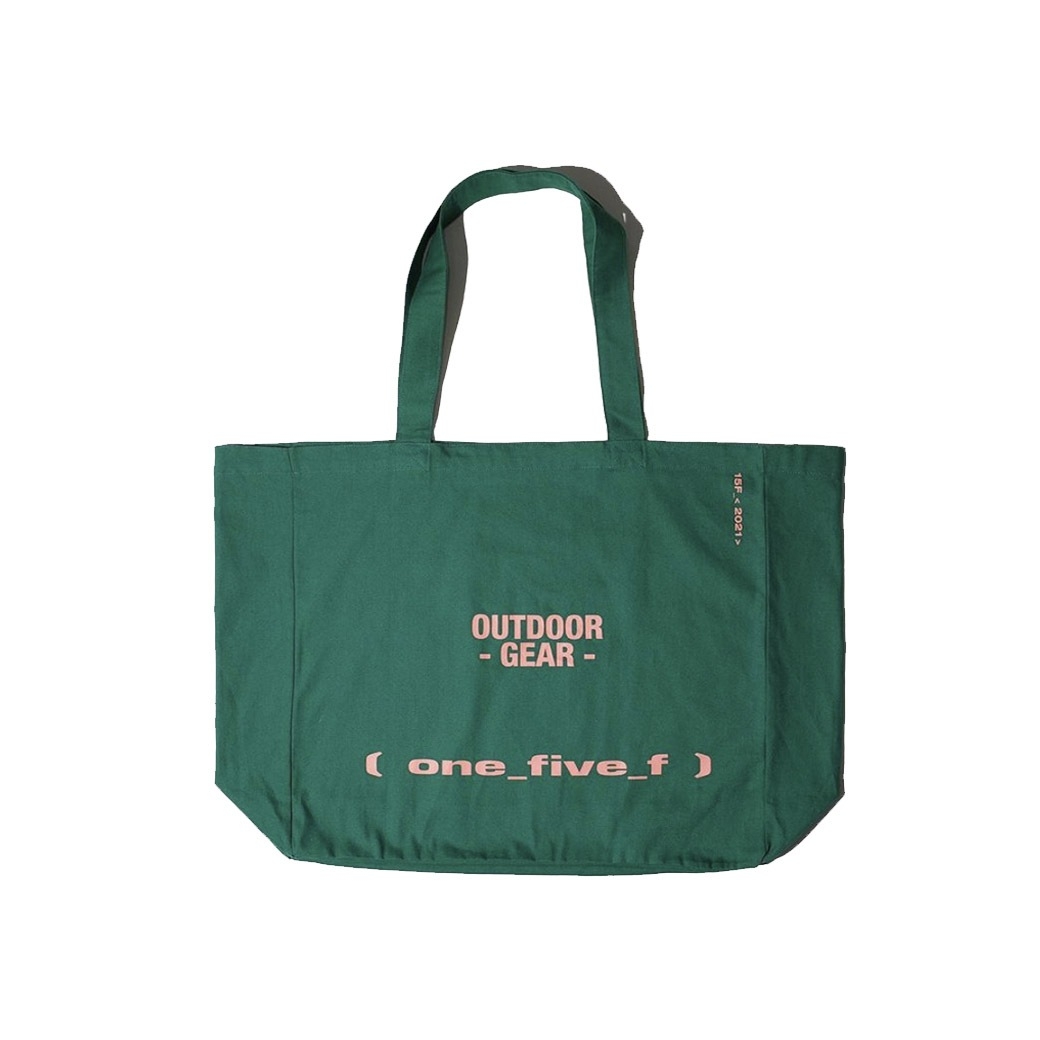 15F OUTDOOR GEAR OVERSIZED TOTE BAG GREEN