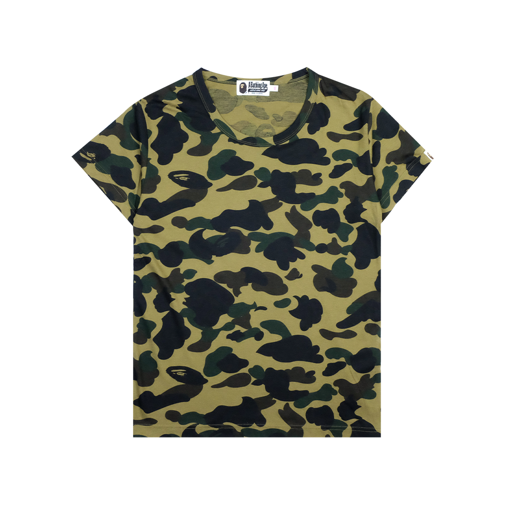 A BATHING APE 1ST CAMO MINI T-SHIRT GREEN CAMO