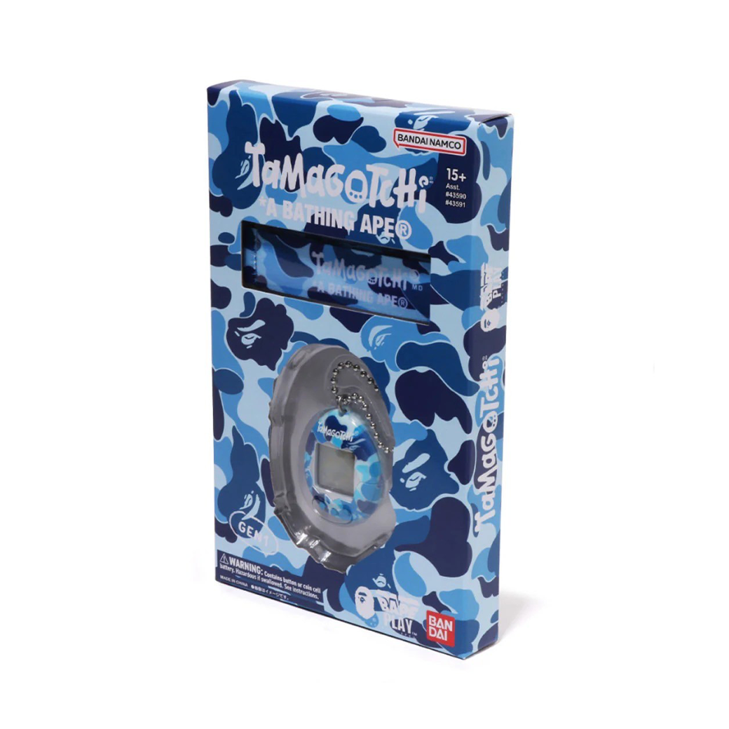 A BATHING APE X TAMAGOTCHI BLUE CAMO