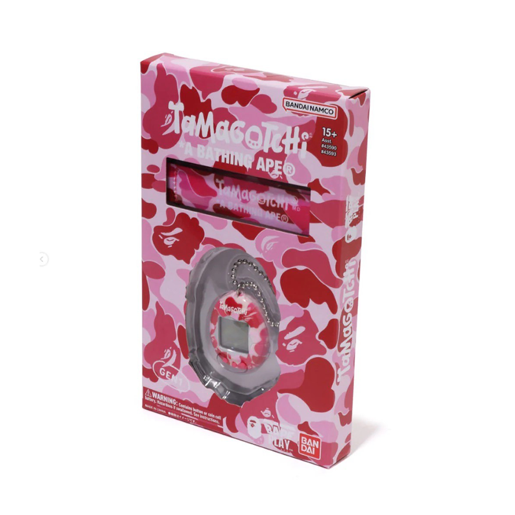 A BATHING APE X TAMAGOTCHI PINK CAMO