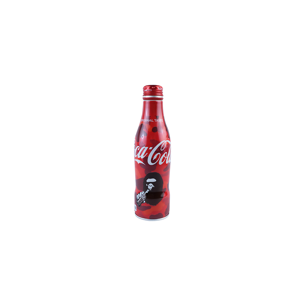A BATHING APE X JAPAN COCA COLA BOTTLE RED CAMO