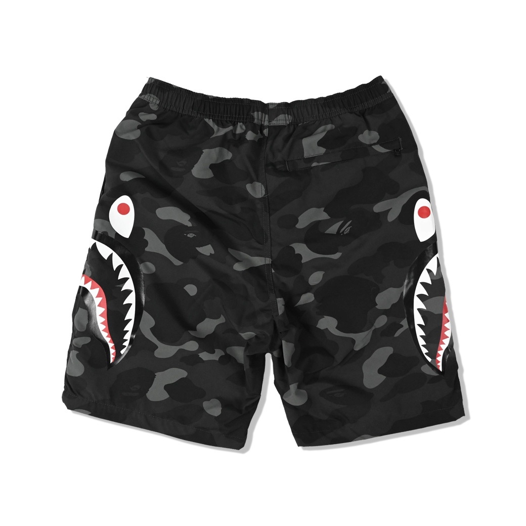 A Bathing Ape Bape Shark Head Loose Casual Camouflage Sports Shorts Pants Hot * 