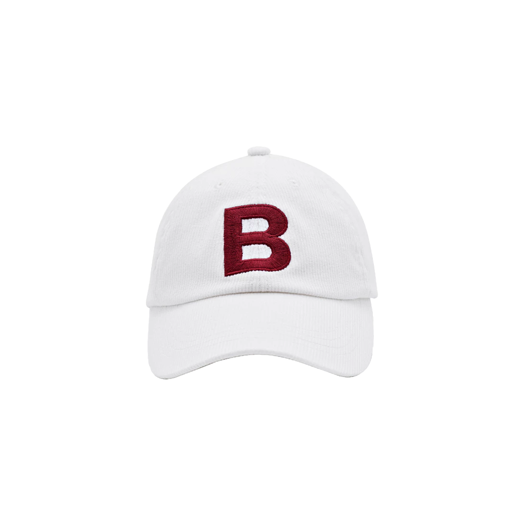 BEFREEK CORDUROY BALL CAP WHITE