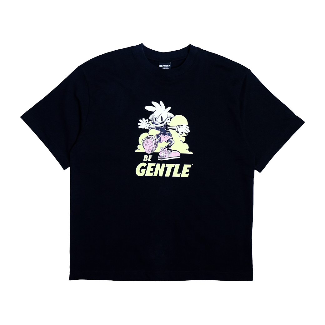 BEFREEK BE GENTLE BOY T-SHIRT BLACK
