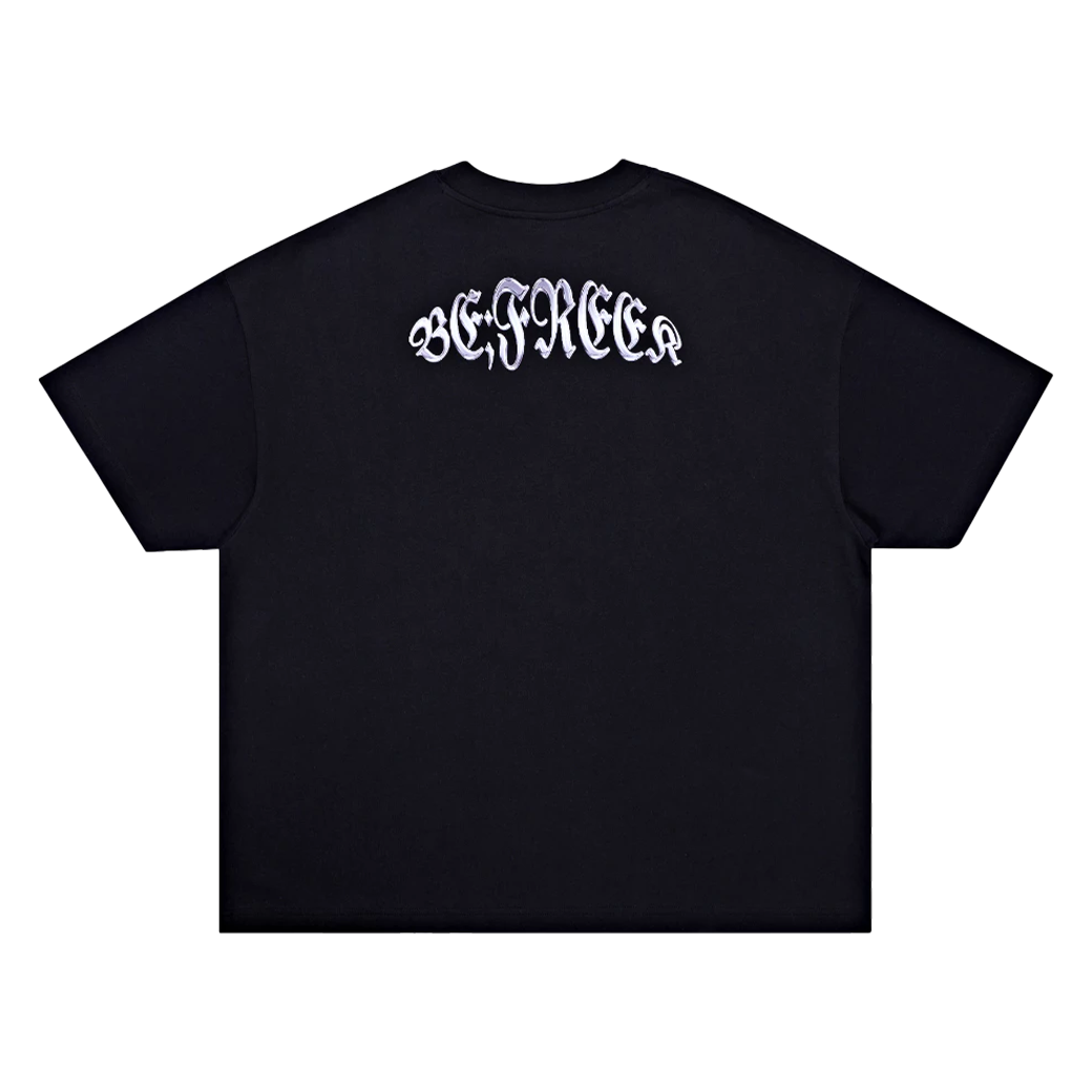 BEFREEK BE SHADOW WOLF T-SHIRT BLACK