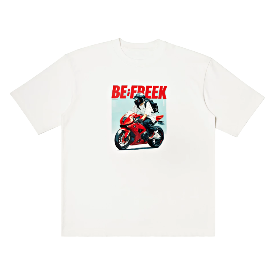 BEFREEK BIKER T-SHIRT WHITE