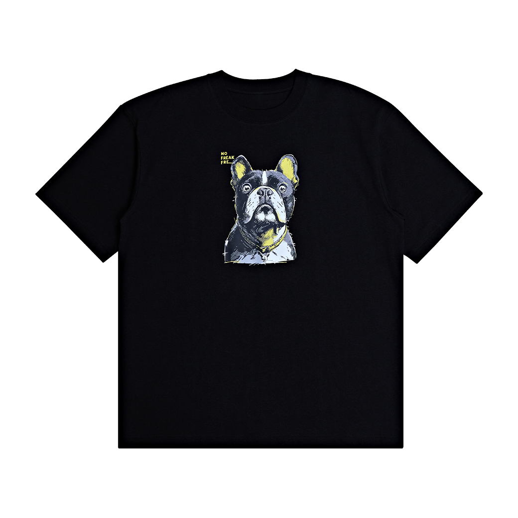 BEFREEK FRENCHIE T-SHIRT BLACK