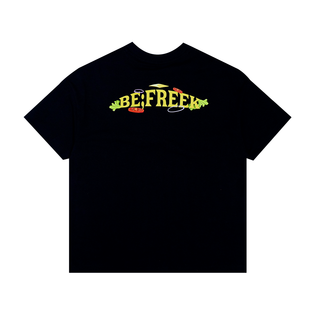 BEFREEK BE HUNGRY RACCOON T-SHIRT BLACK