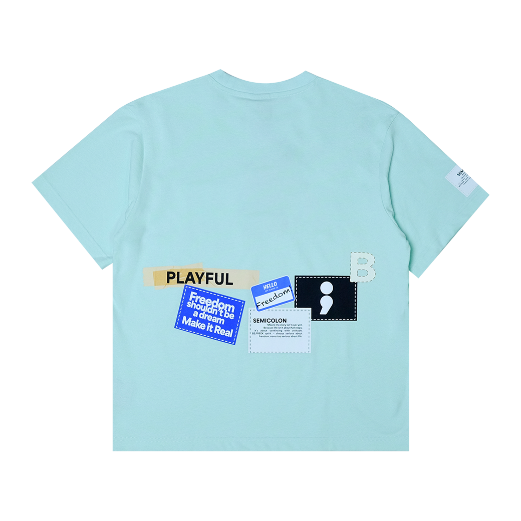 BEFREEK MULTI TAG T-SHIRT MINT