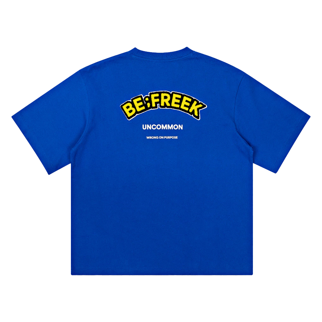 BEFREEK PUNCH NEEDLE T-SHIRT BLUE