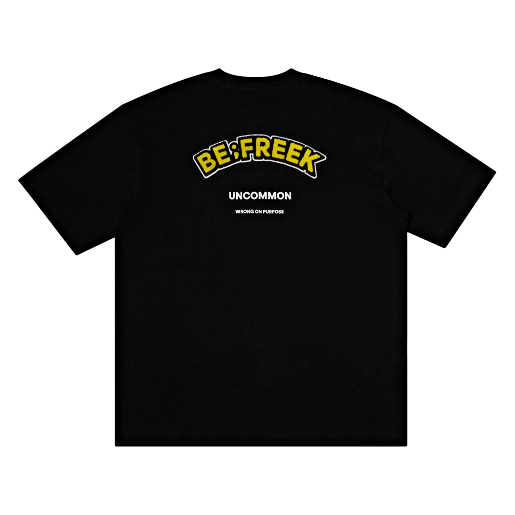 BEFREEK PUNCH NEEDLE T-SHIRT BLACK