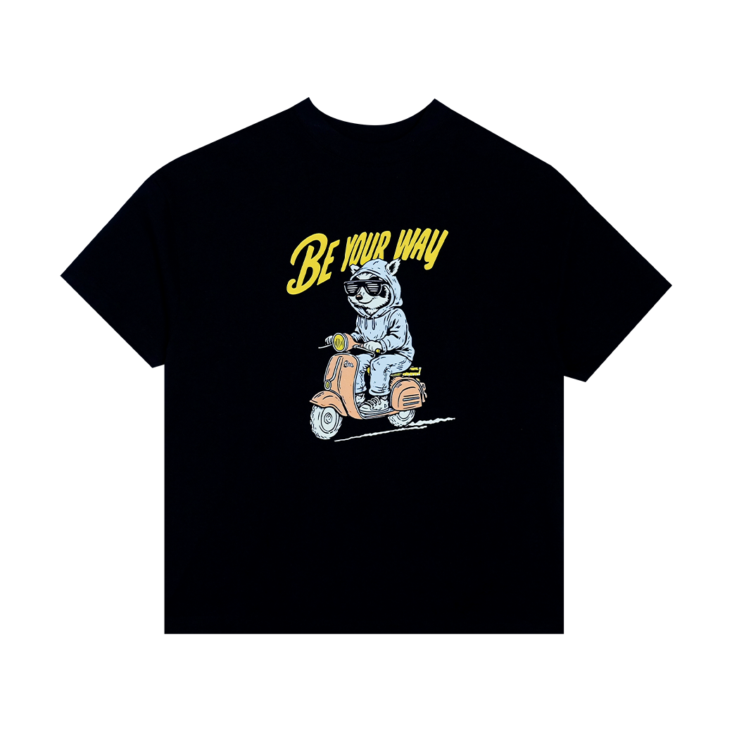 BEFREEK BE YOUR WAY T-SHIRT BLACK
