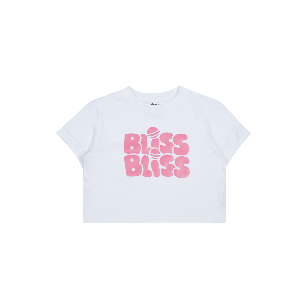 BLISS BLISS CROP WHITE