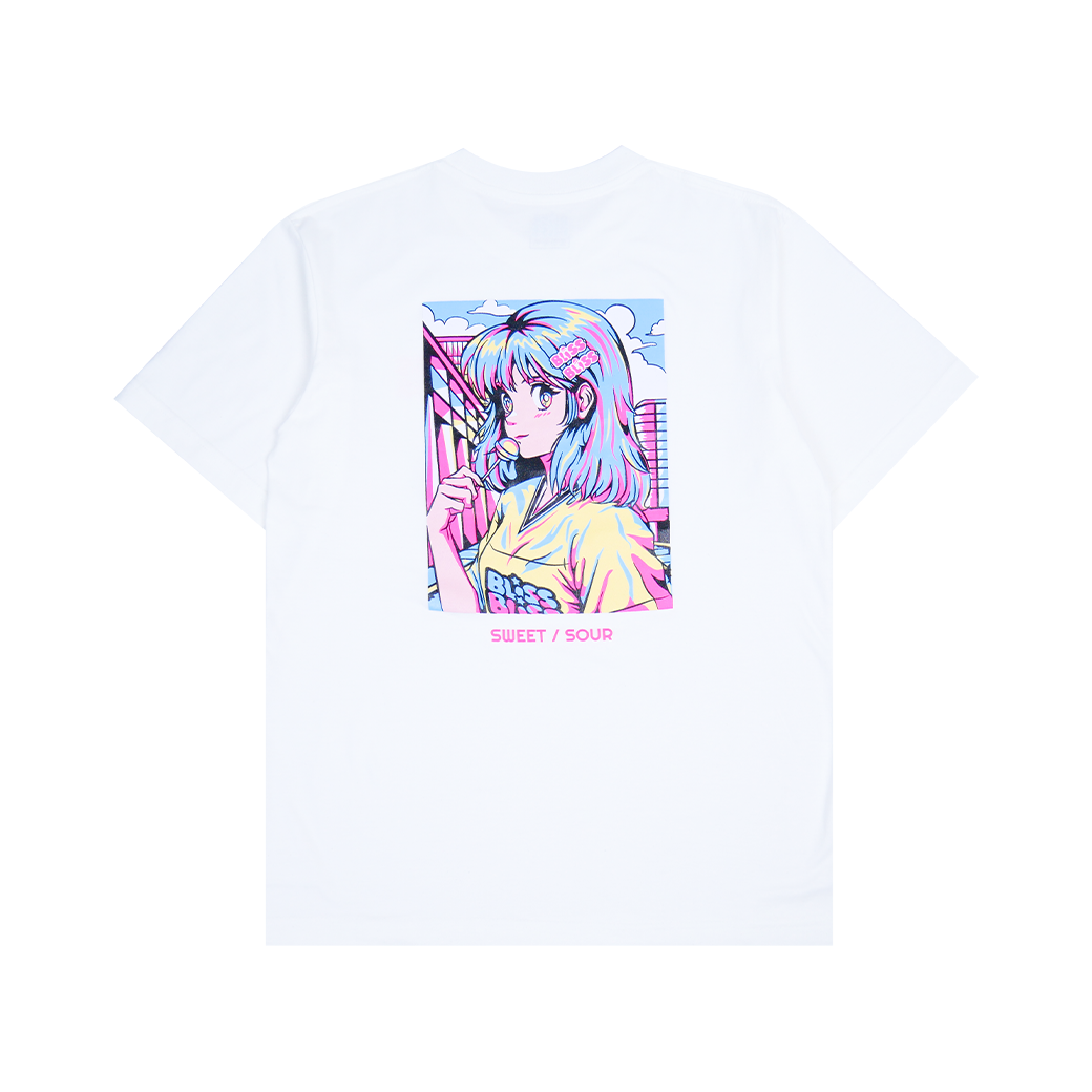 BLISS BLISS ANIME T-SHIRT WHITE