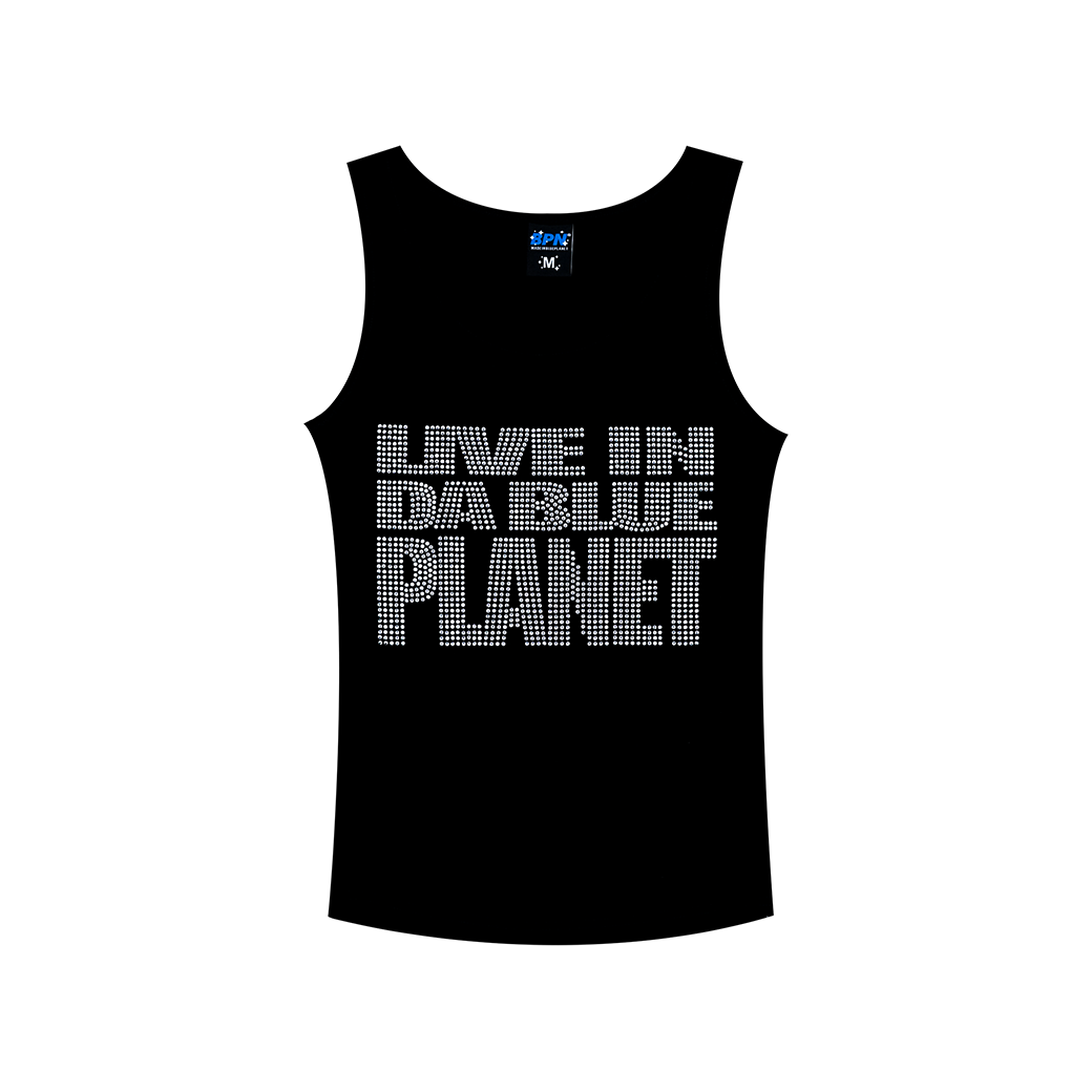 BLUE PLANET MOB TANK TOP BLACK