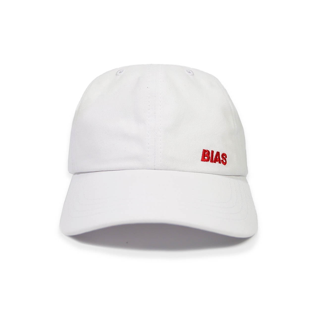THE BIAS CLUB BIAS LOGO CAP WHITE