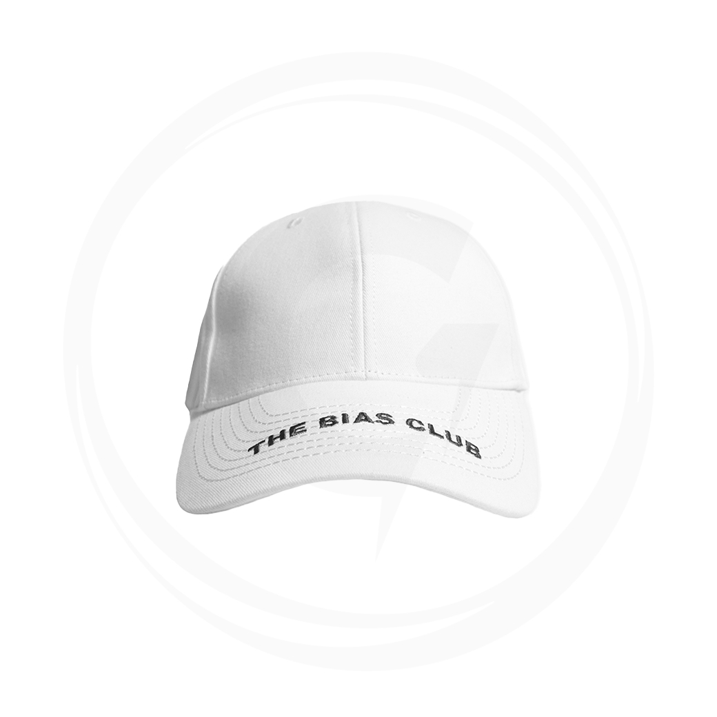 THE BIAS CLUB THE BIAS CLUB LOGO CAP WHITE