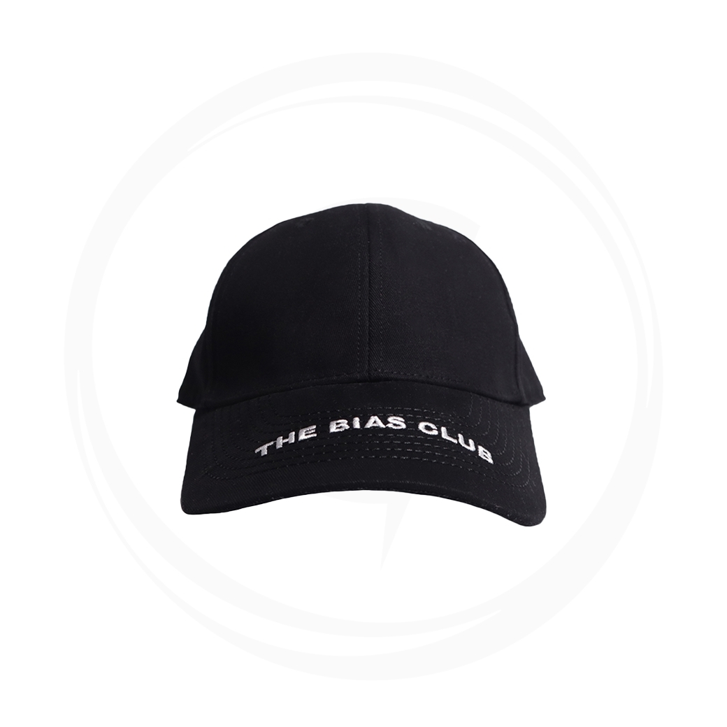 THE BIAS CLUB THE BIAS CLUB LOGO CAP BLACK