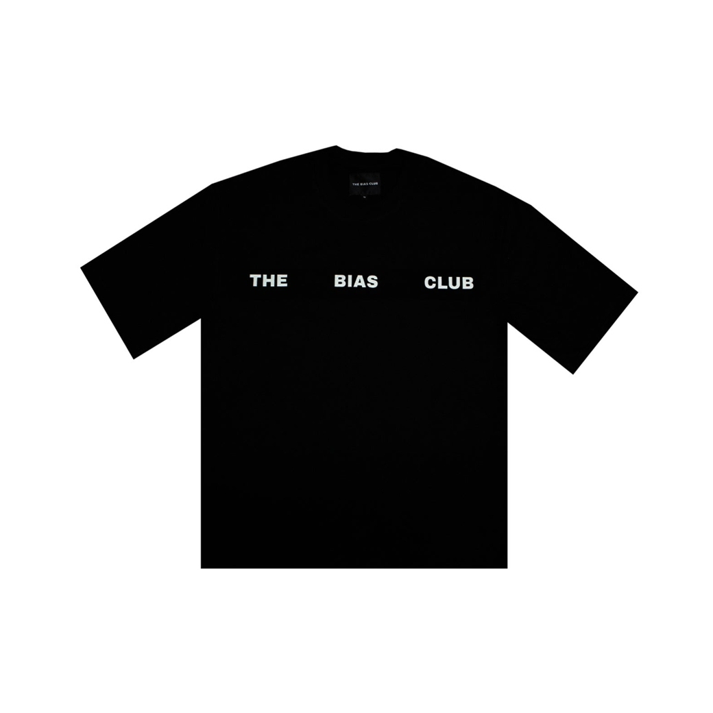 THE BIAS CLUB SOCIAL DISTANCING T-SHIRT BLACK/WHITE