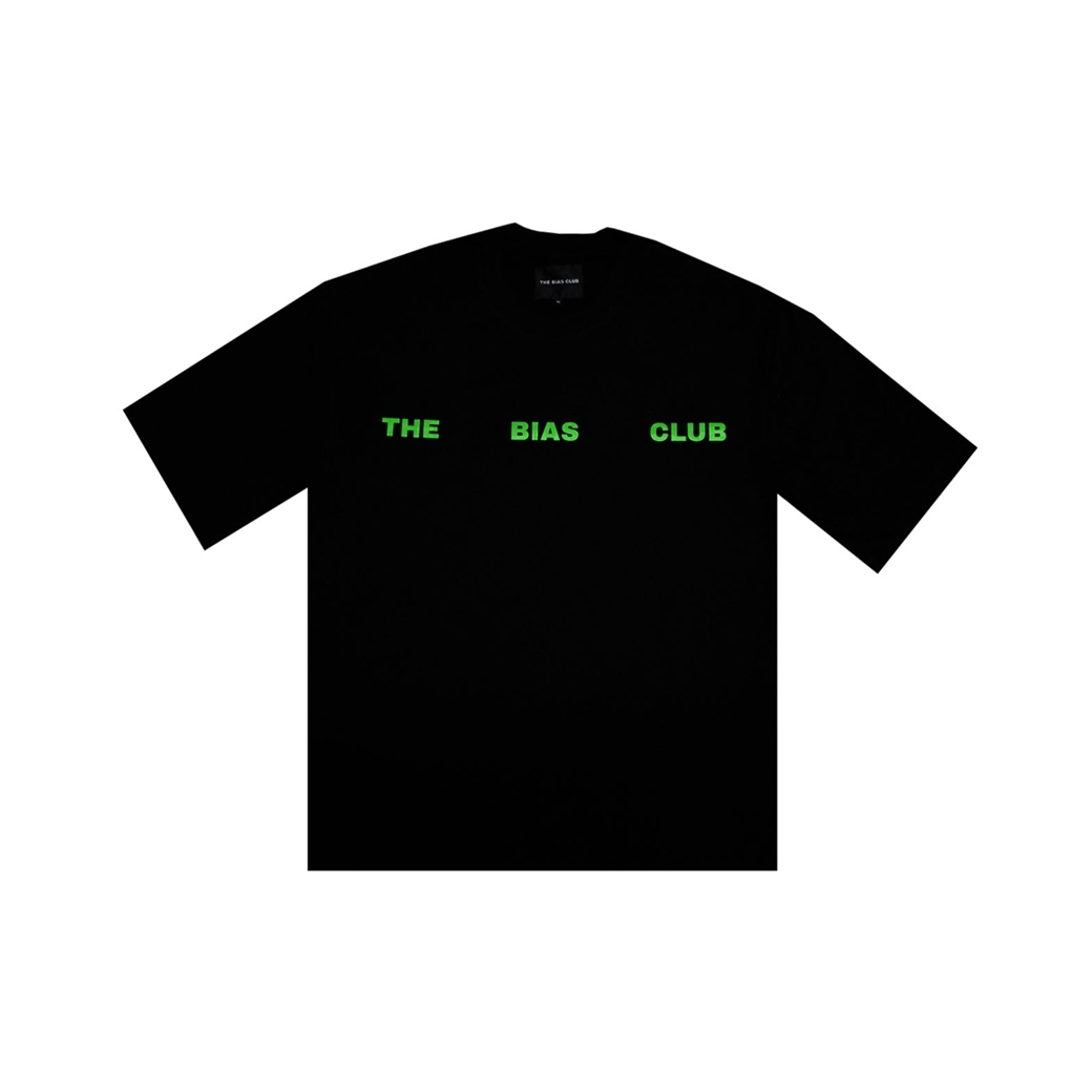 THE BIAS CLUB SOCIAL DISTANCING T-SHIRT BLACK/GREEN