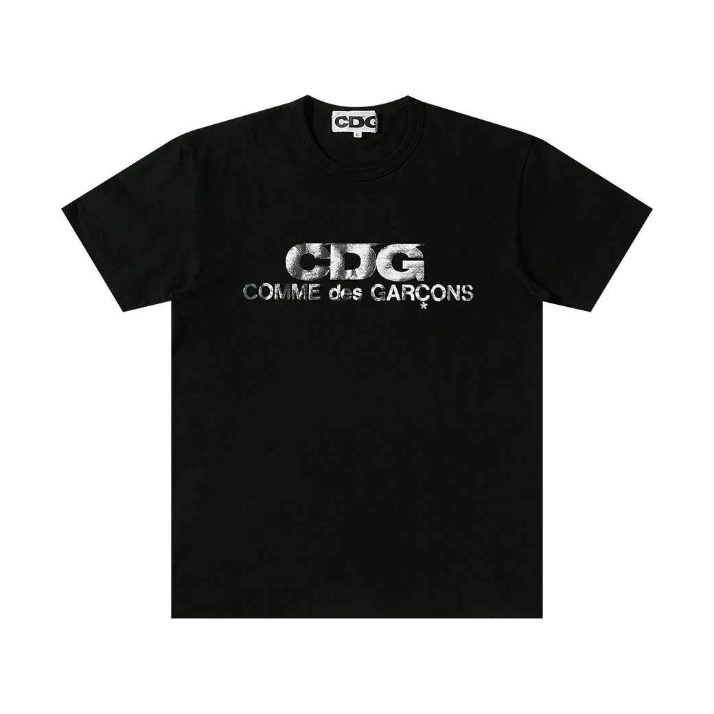 COMME DES GARCONS BIG LOGO BLACK T-SHIRT BLACK