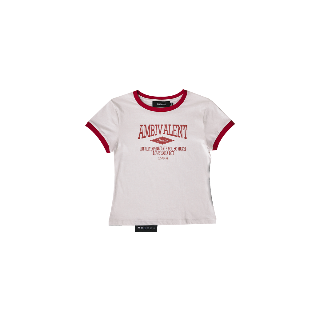 CHEMISE I LOVE YOU A LOT BABY T-SHIRT WHITE
