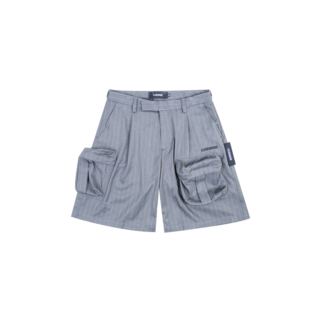 CHEMISE STRIPE SHORTS GREY