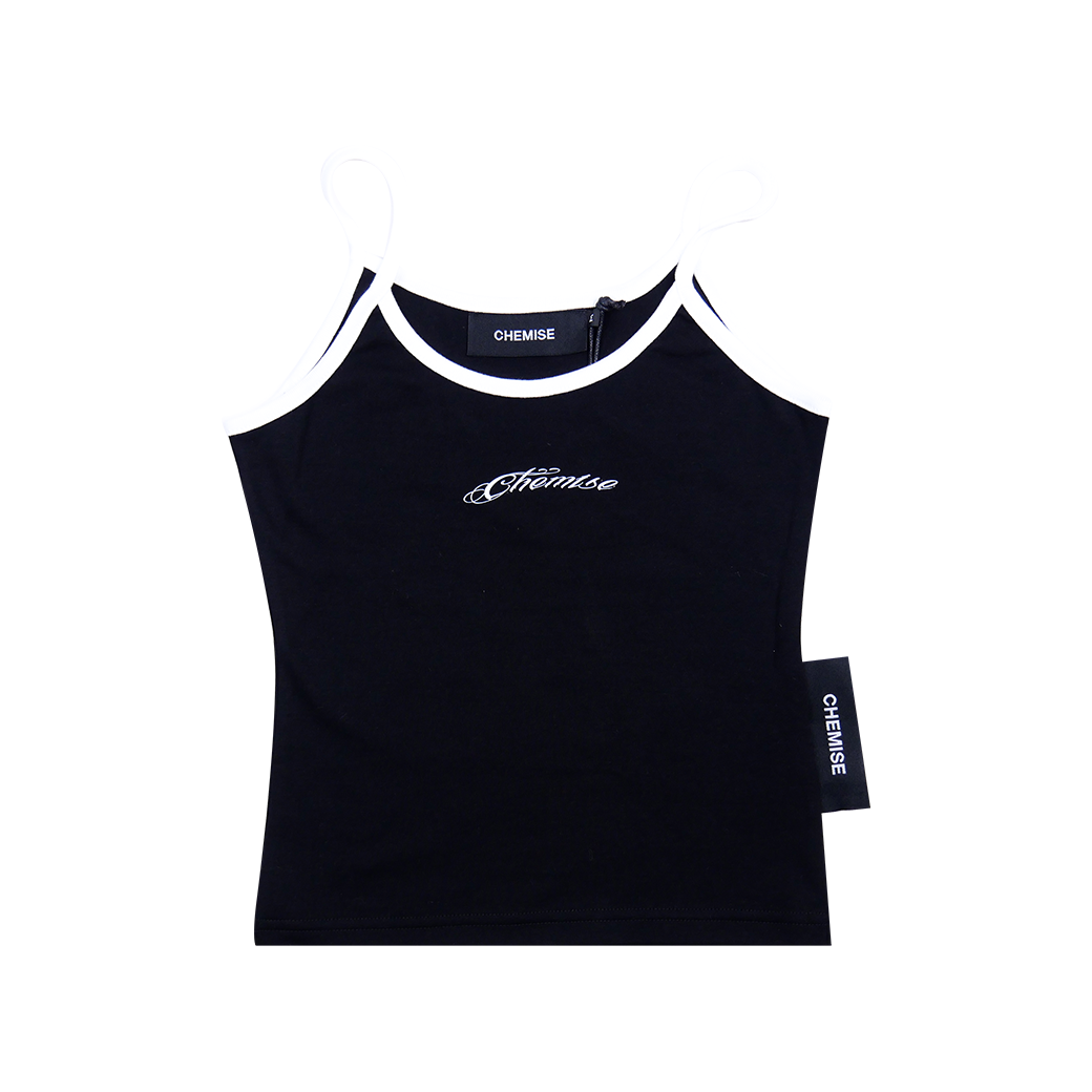 CHEMISE CLASSIC BABY TANK TOP BLACK