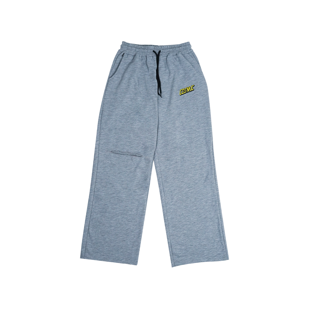 COSMIC STORE RIPPED PANTS GREY