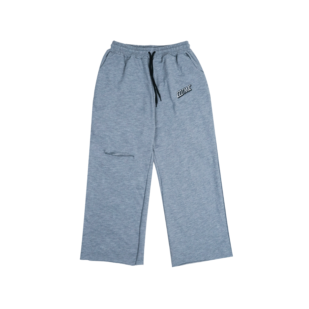 COSMIC STORE RIPPED PANTS GREY