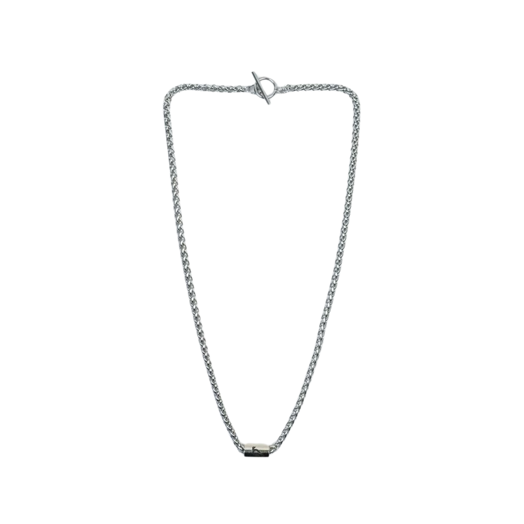 CROWCINZ STANLESS NECKLACE SILVER