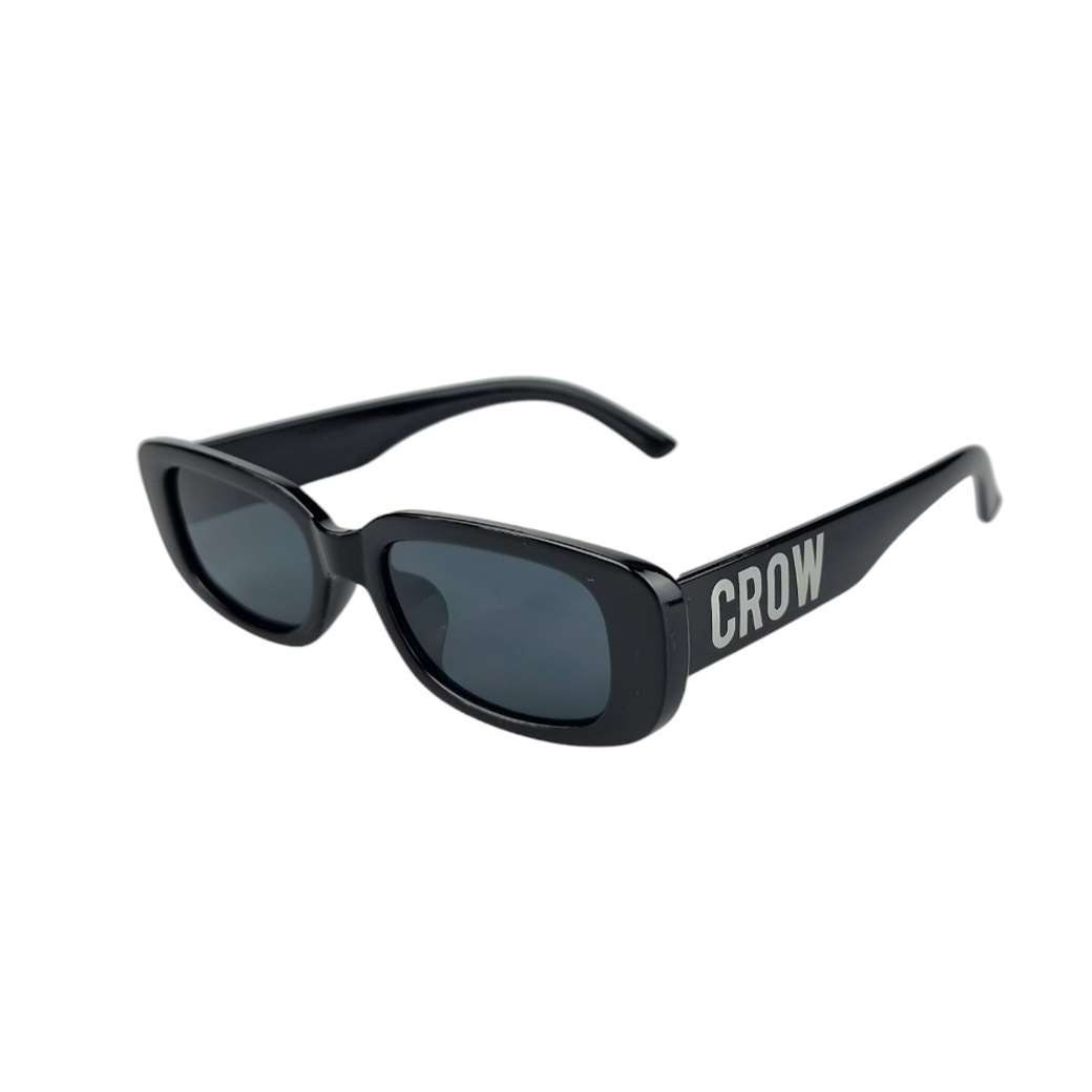 CROWCINZ RECTANGLE SUNGLASS BLACK