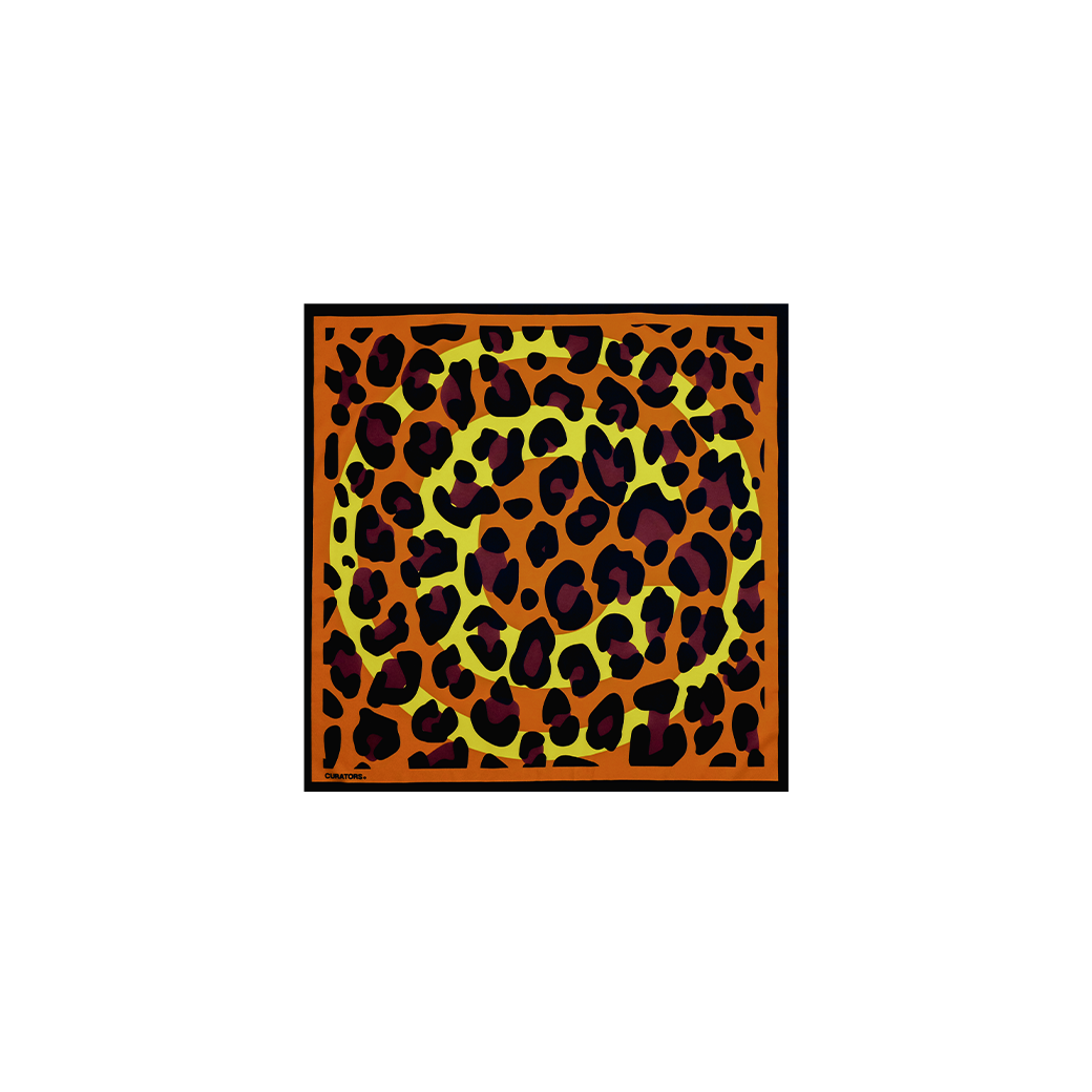 CURATORS CTRL LEOPARD BANDANA YELLOW