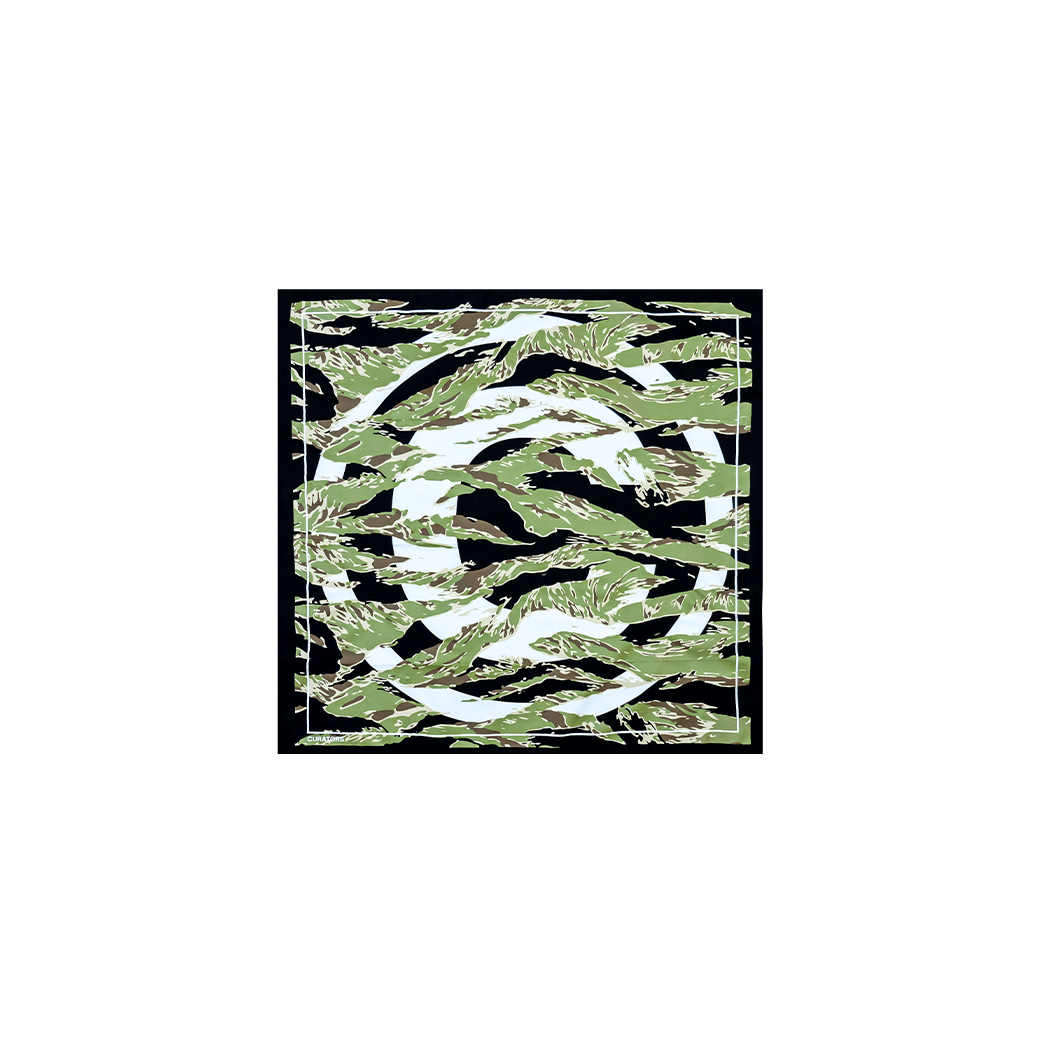 CURATORS CTRL TIGER BANDANA GREEN CAMO