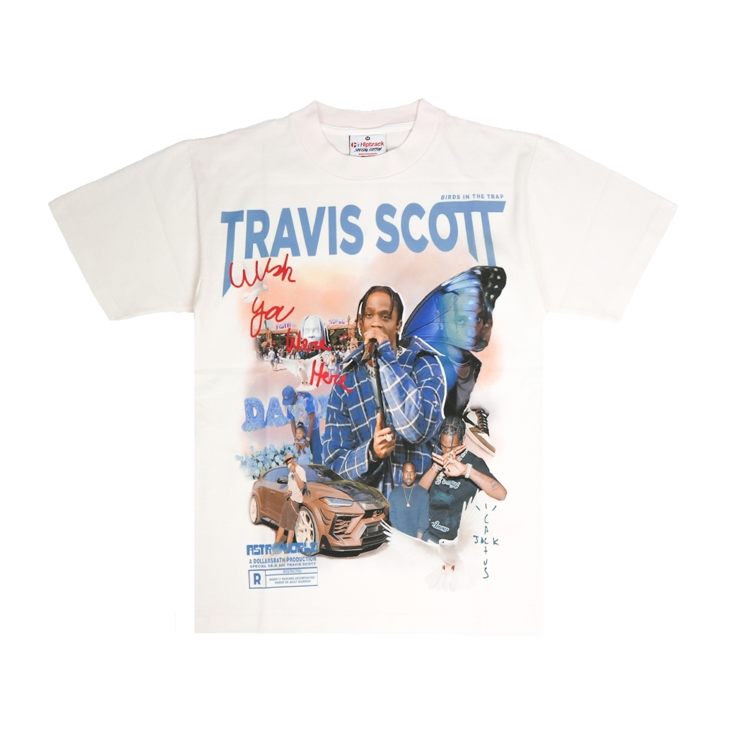 DOLLAR$฿ATH TRAVIS ASTRO T-SHIRT WHITE 