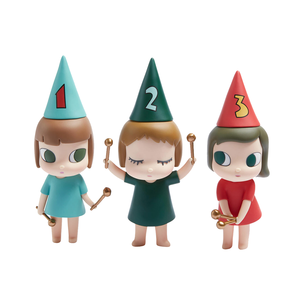 DRUMMING GIRLS SET 123 PVC FIGURES MULTI