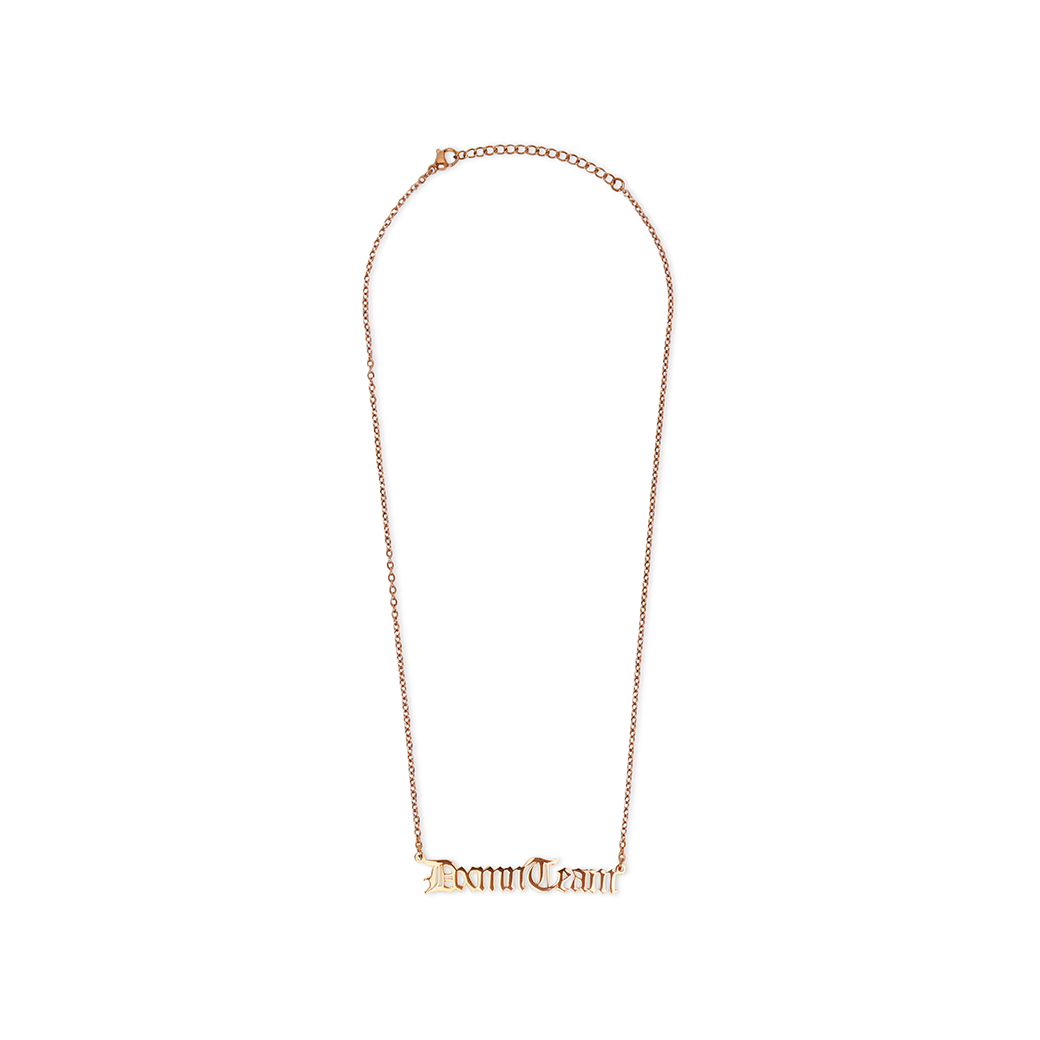 DXMN IN DXMNTEAM NECKLACE ROSE GOLD