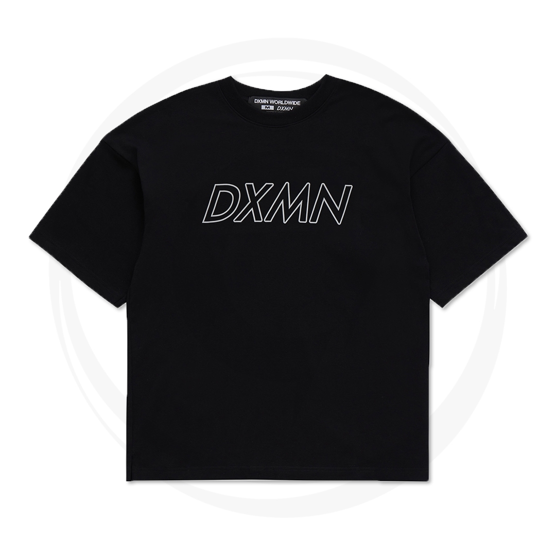 DXMN 28CM OUTLINE T-SHIRT BLACK