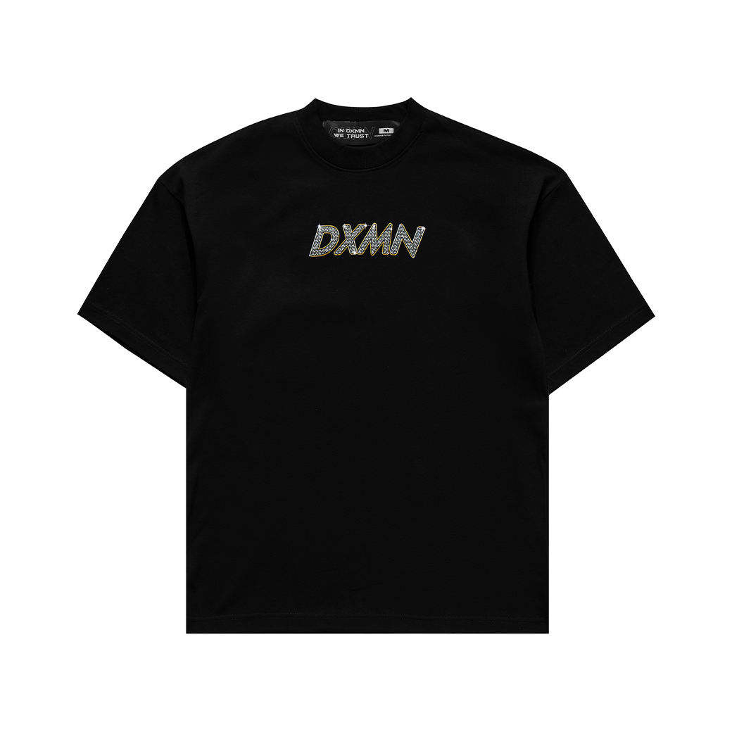 DXMN BUSTDOWN LOGO T-SHIRT BLACK