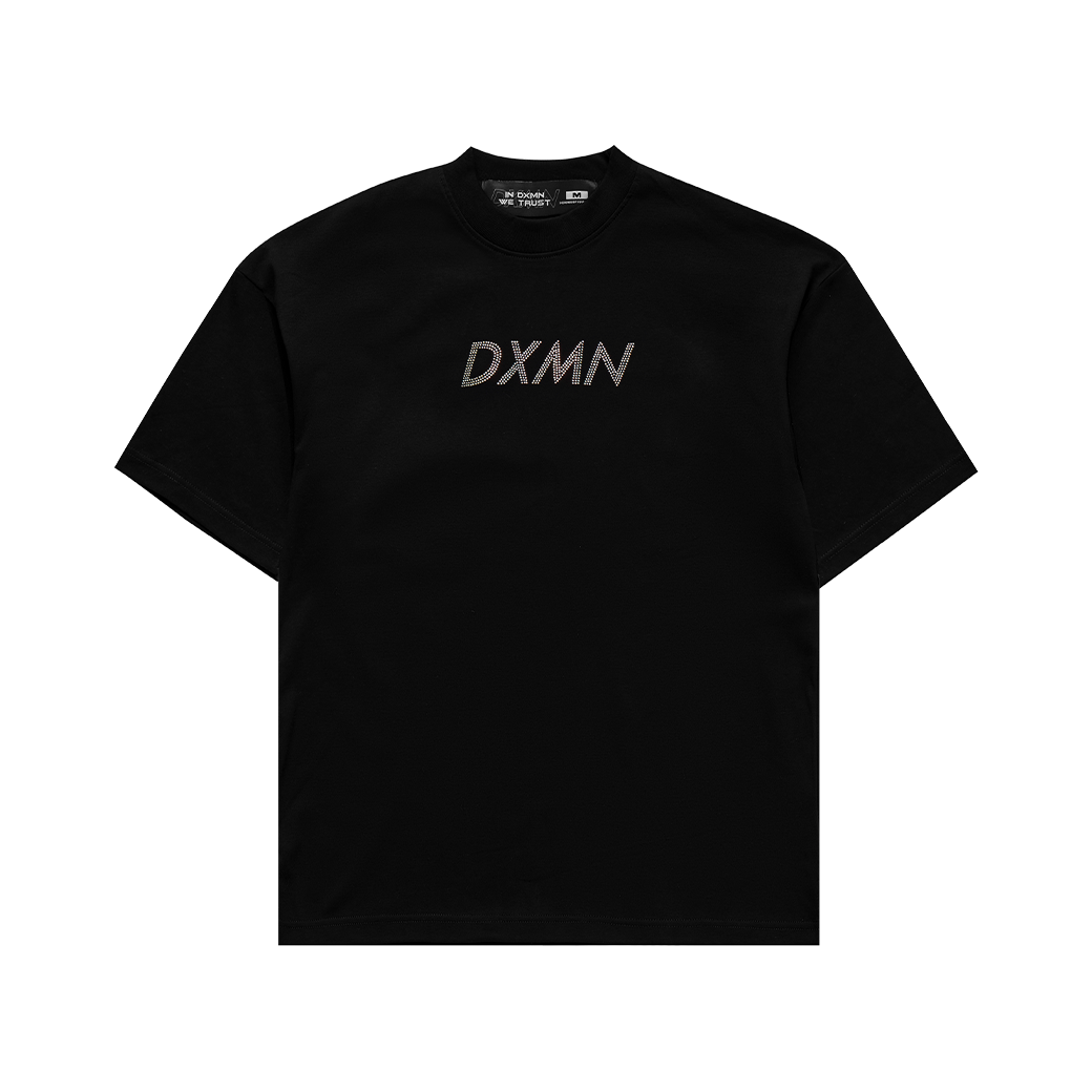 DXMN DIAMOND LOGO T-SHIRT BLACK