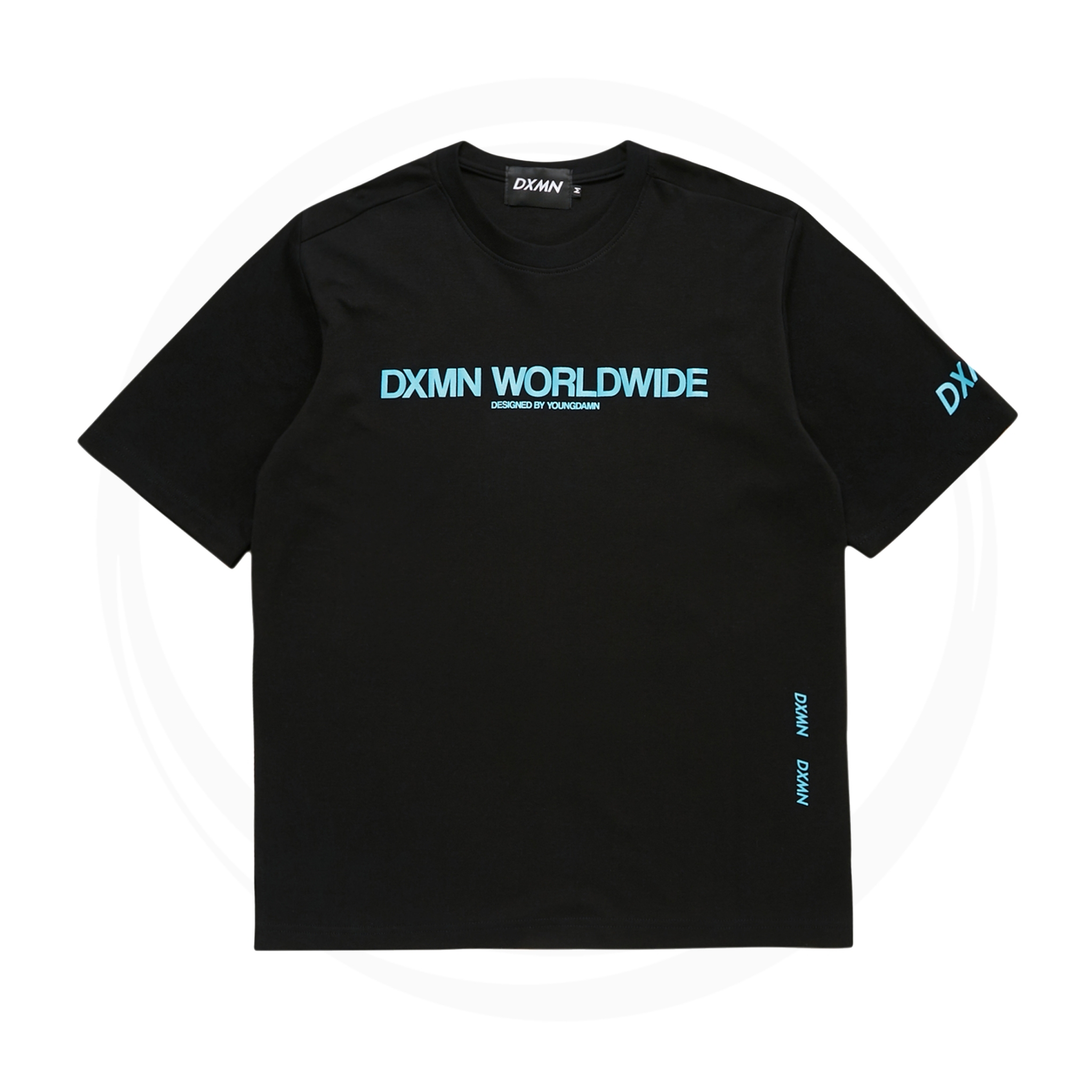 DXMN DXMN WORLDWIDE OVERSIZED T-SHIRT BLACK
