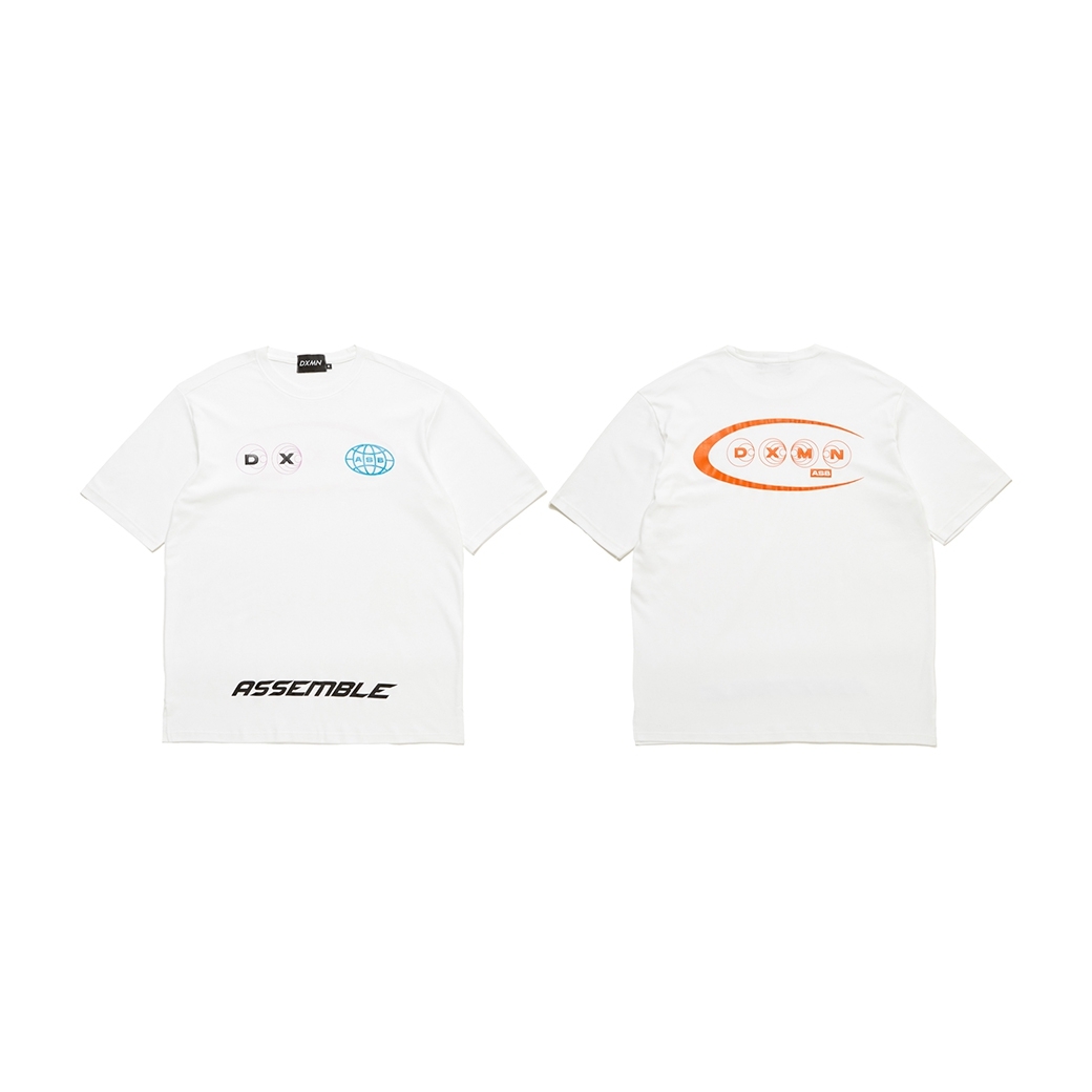 DXMN DXMN X ASB OVERSIZE T-SHIRT WHITE